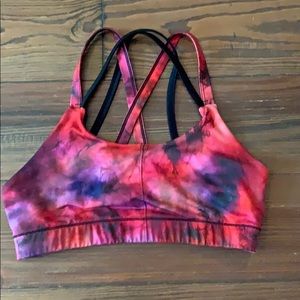 Champion red black sports bra XS. *